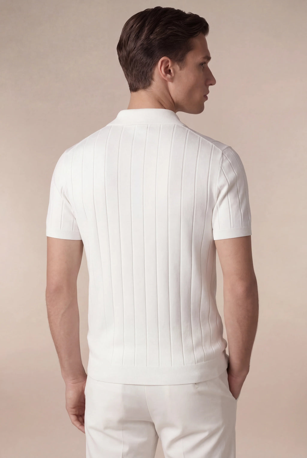 Marchmel | Uomo Polo Cassiano Bianco