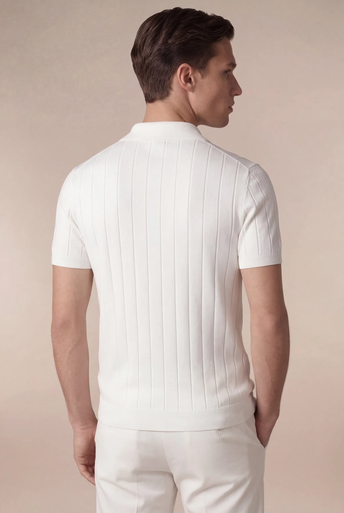 Marchmel | Uomo Polo Cassiano Bianco