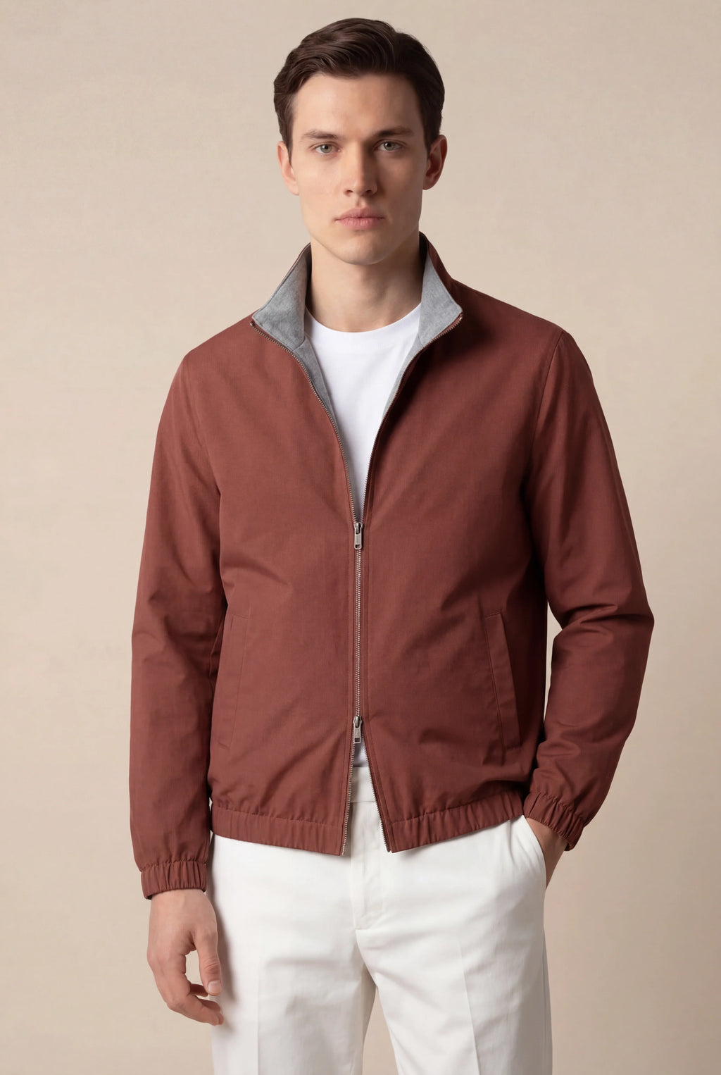 Veste Réversible Tech Terracotta