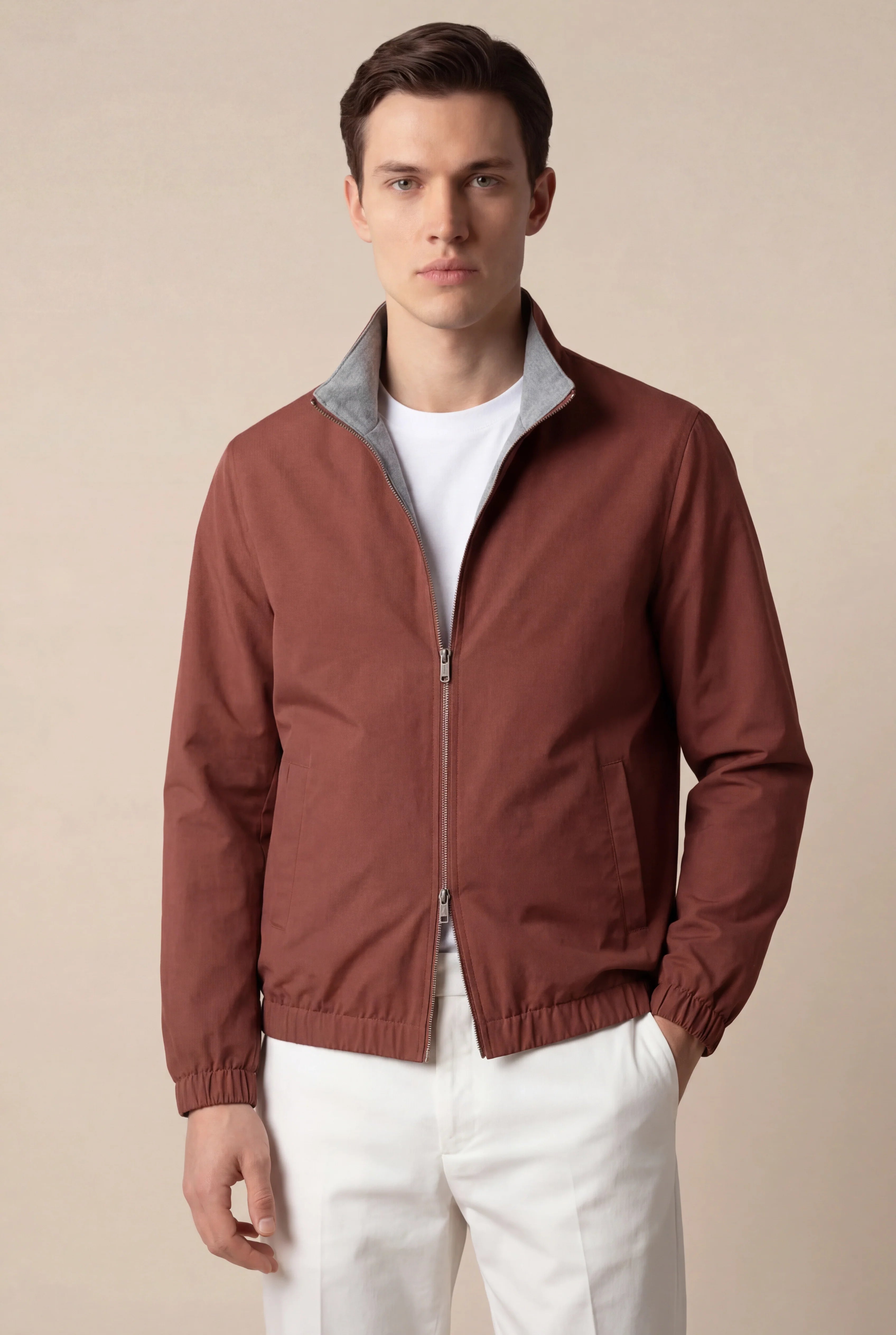 Veste Réversible Tech Terracotta