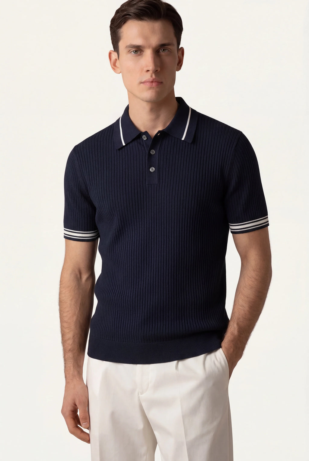 Marchmel | Uomo Polo Mercurial Blu Marino