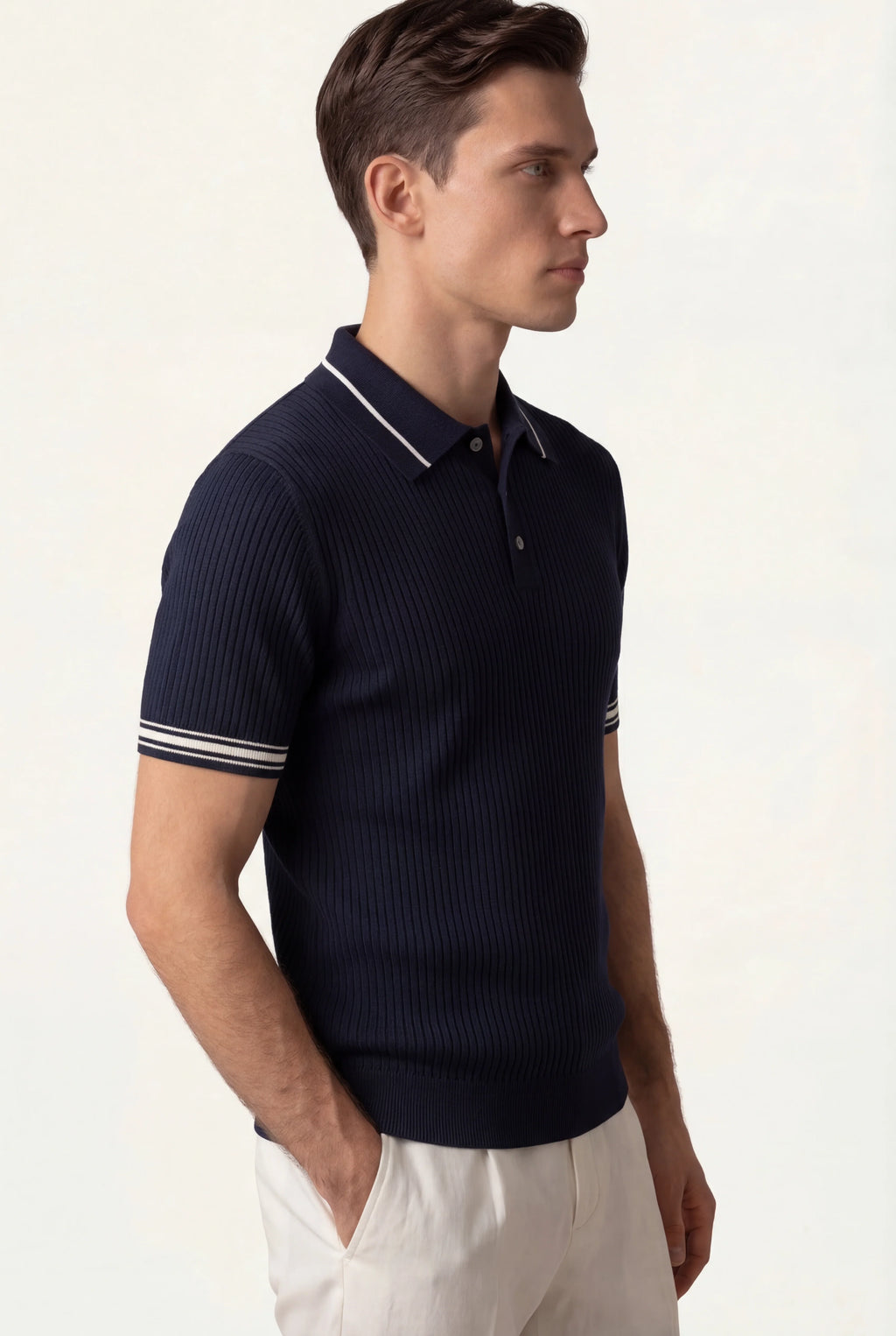 Marchmel | Uomo Polo Mercurial Blu Marino