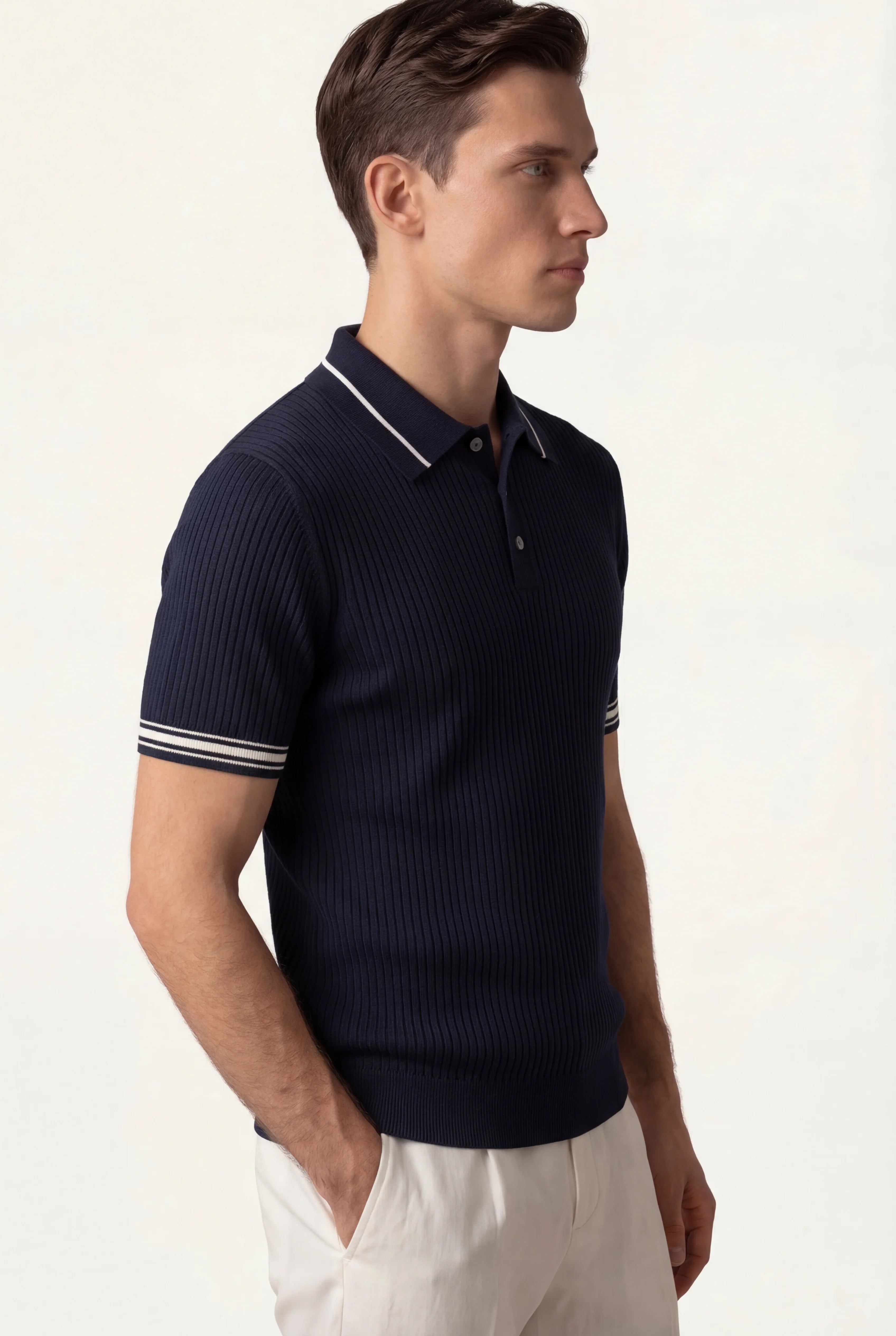 Marchmel | Uomo Polo Mercurial Blu Marino