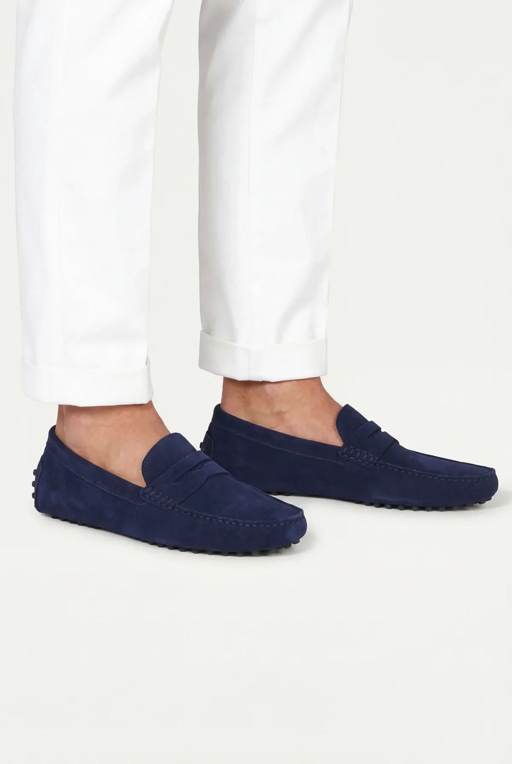 Marchmel | Uomo Mocassino Voyageur Classico Blu Marino