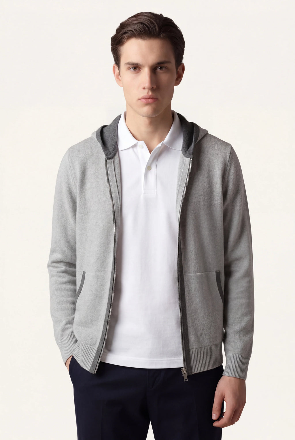 HOODIE CLASSIQUE SANTONI GRIS