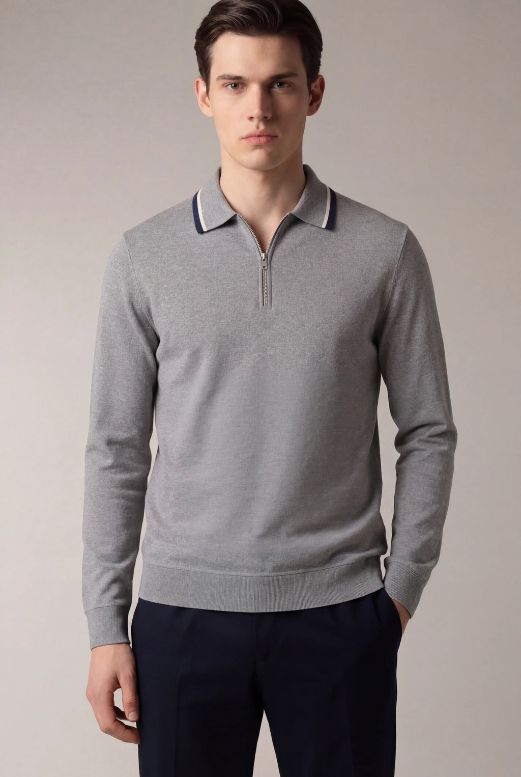 Polo Ville Extrafine Gris