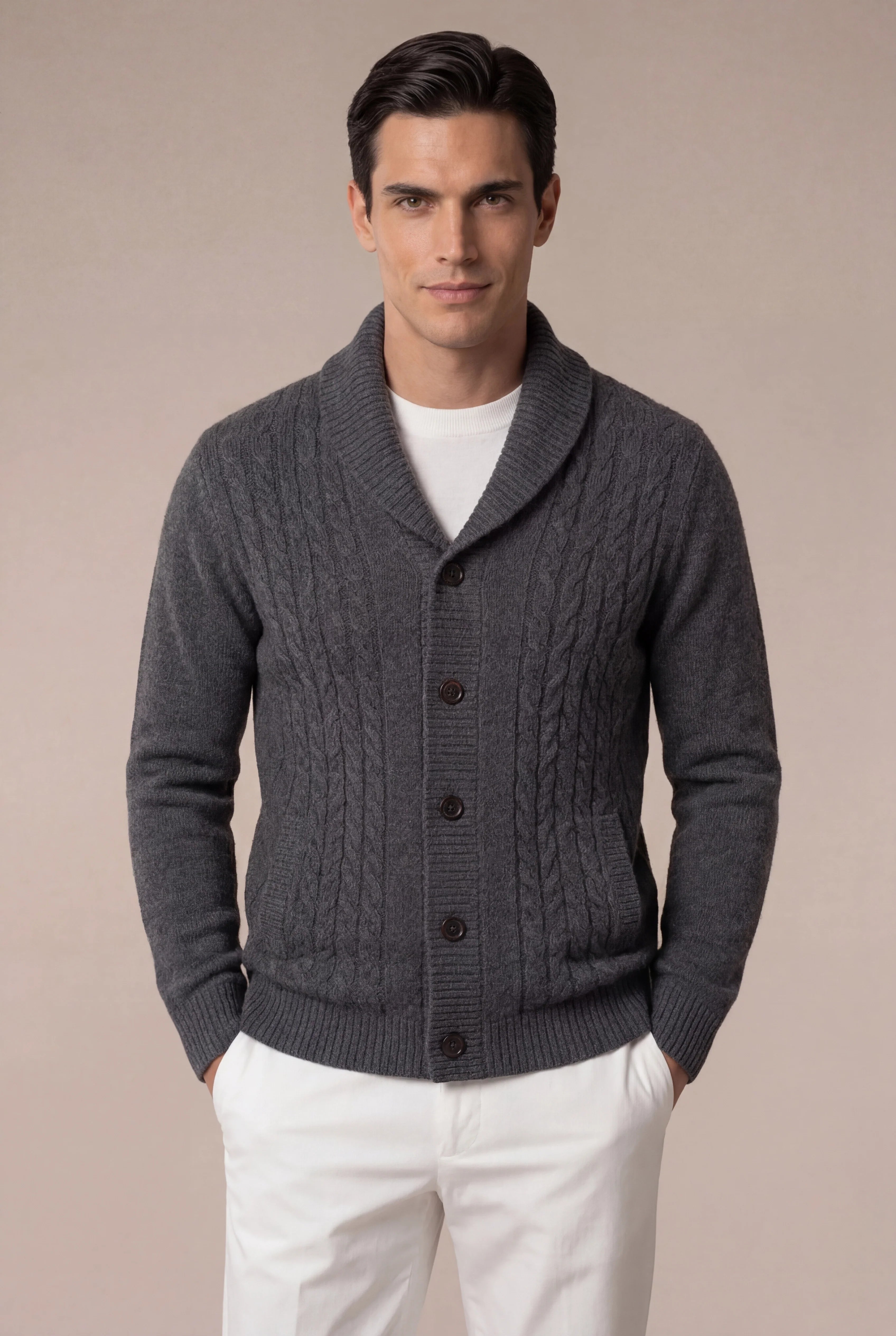 Cardigan Ombre Grey Voyager