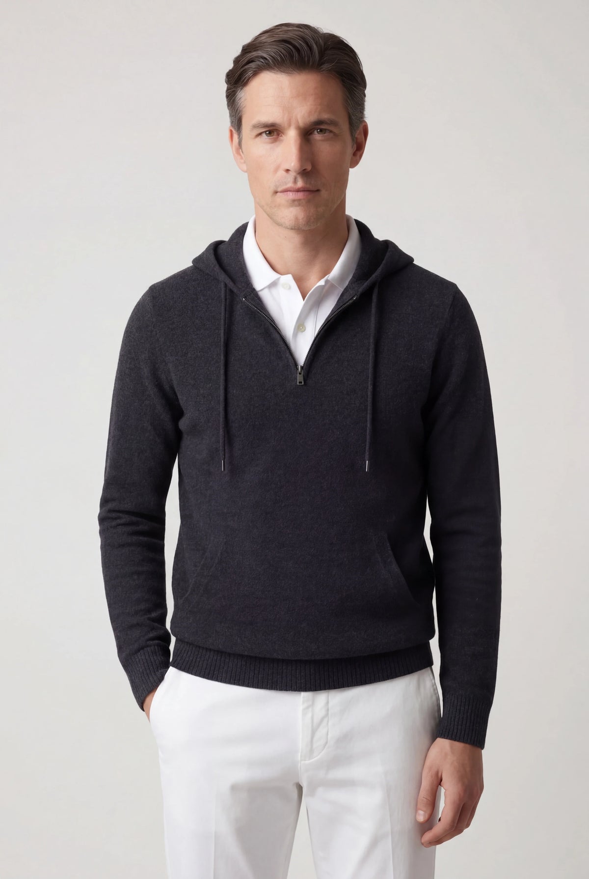 Elio City Zip Hoodie Gris