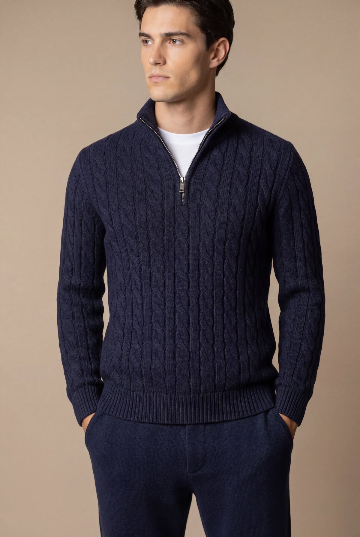 Sero Zip Knit Marine