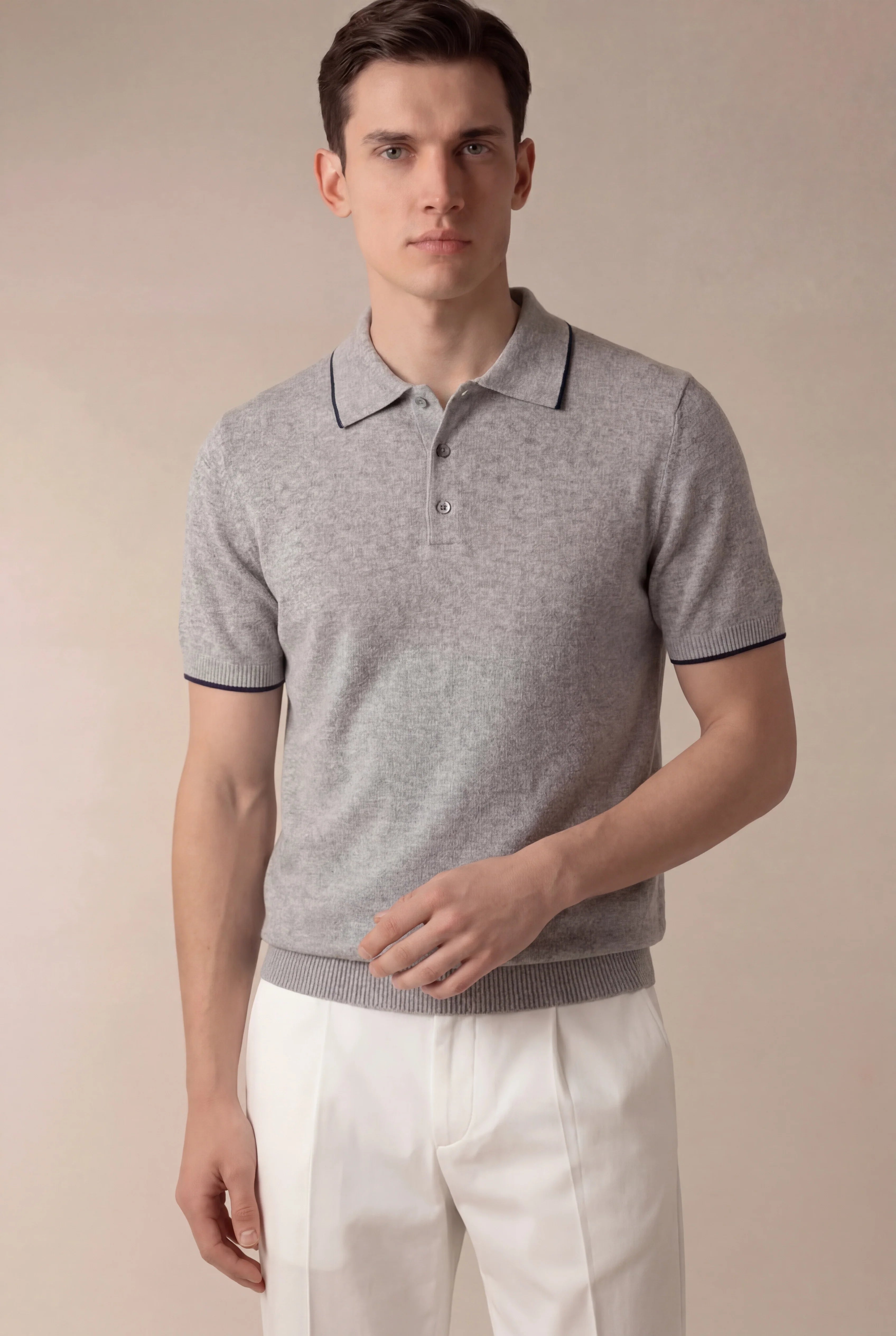 Marchmel | Polo Predador gris para hombre