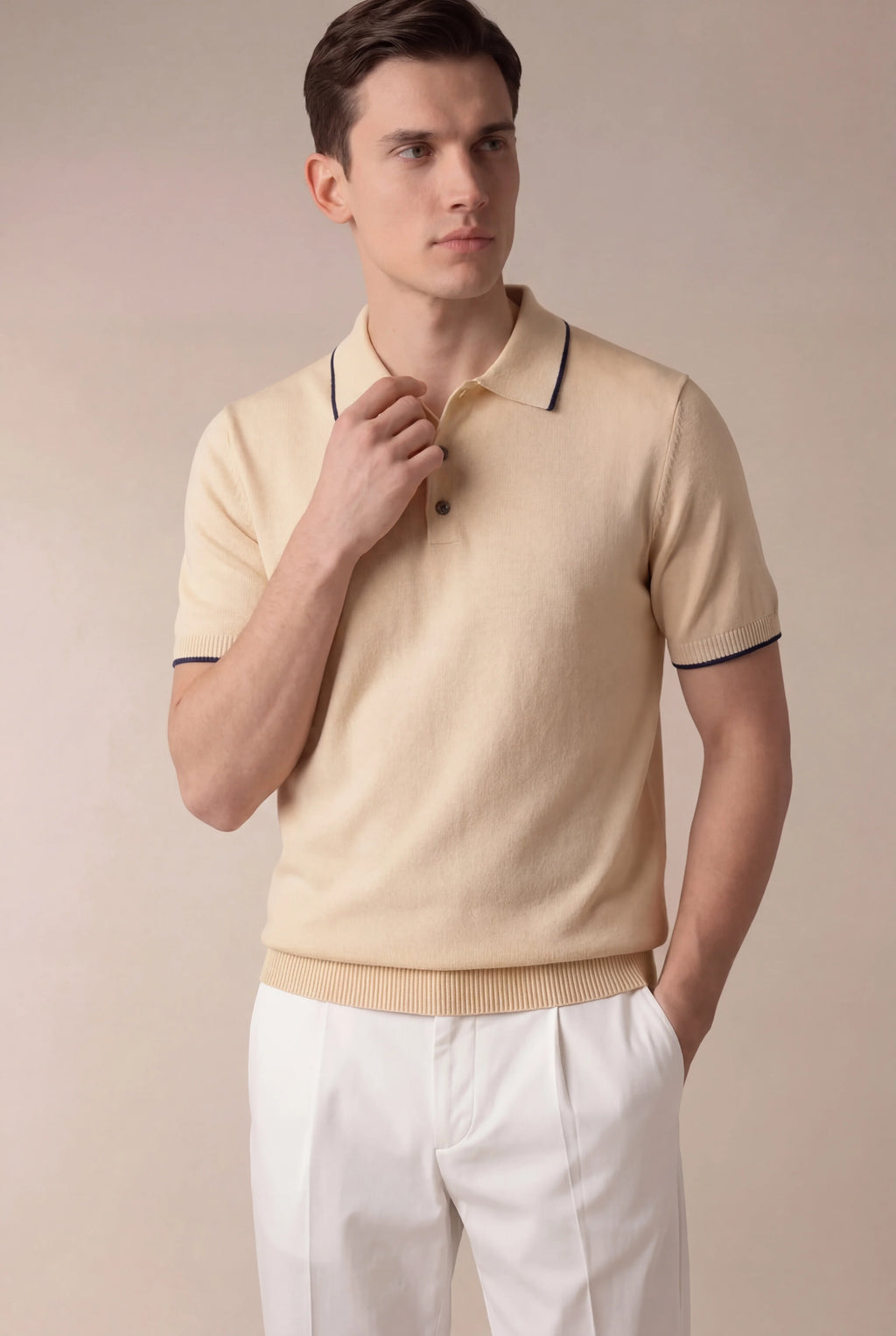 Marchmel | Uomo Polo Predatore Beige