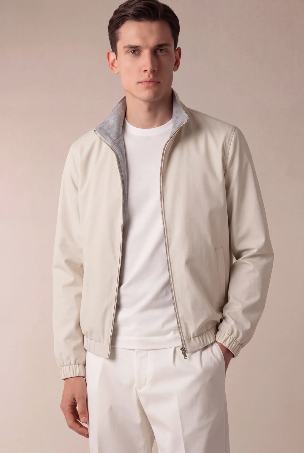 Veste Réversible Tech Ivoire