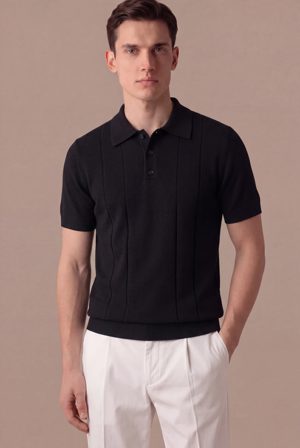 Marchmel | Uomo Polo Cassiano Nero