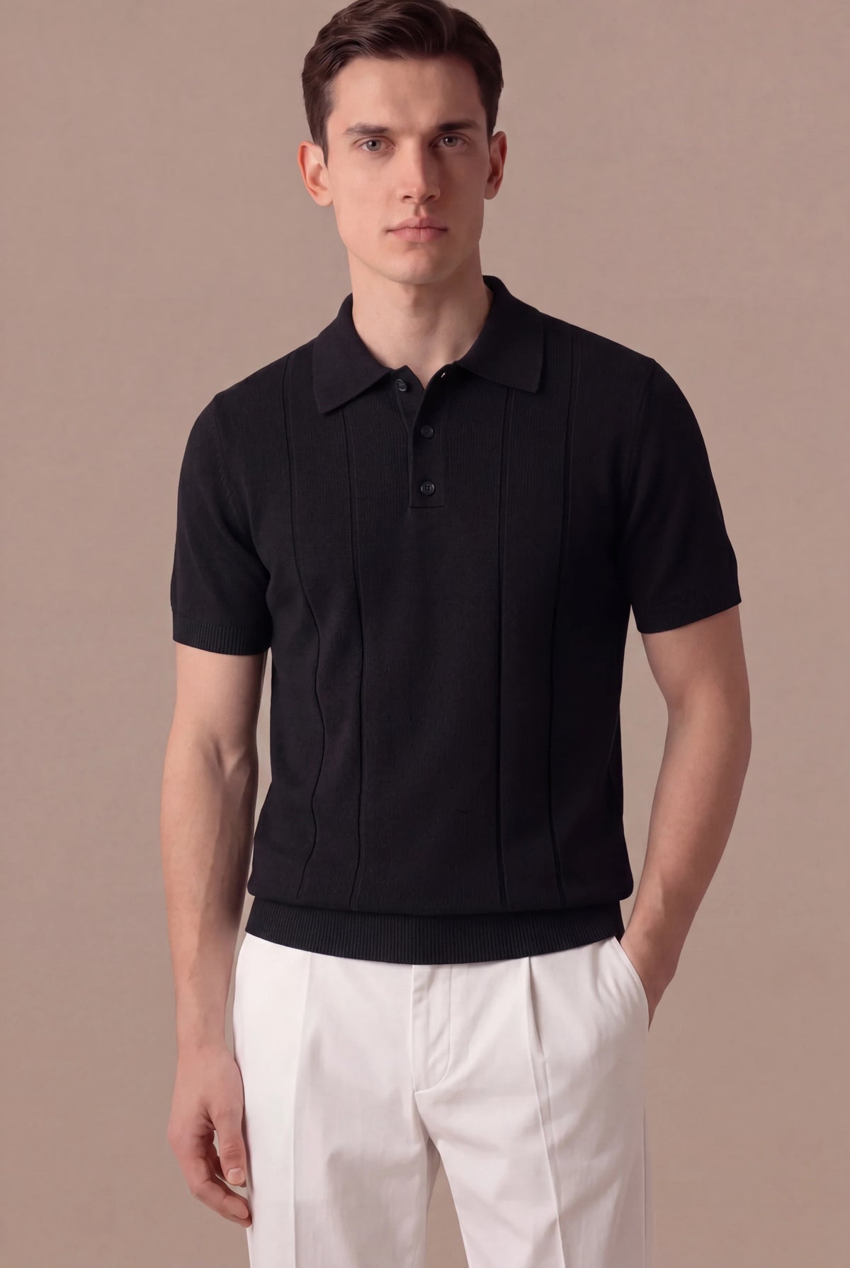 Marchmel | Uomo Polo Cassiano Nero