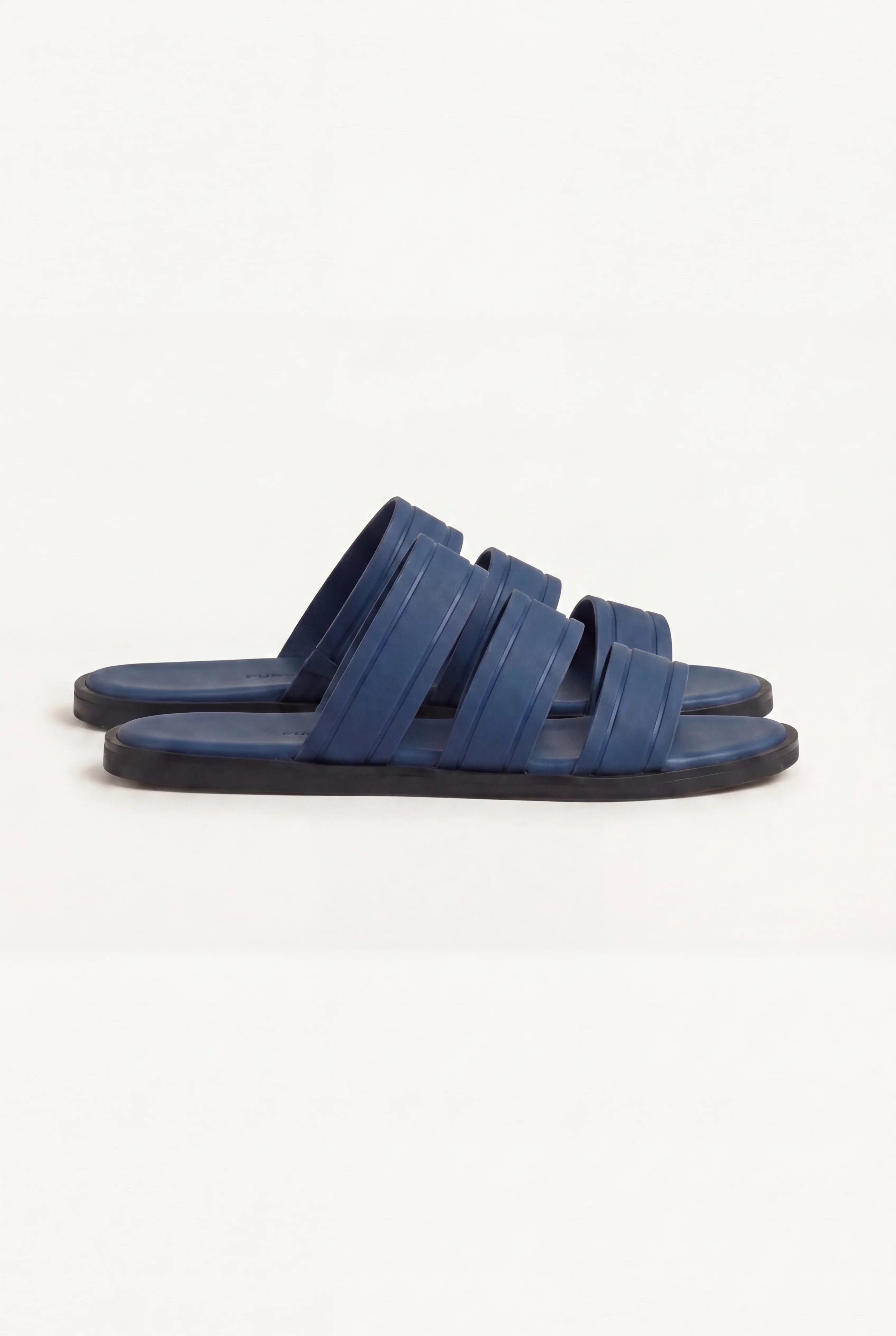 Marchmel | Homme Sandale Urbaine Marine en Cuir de Veau