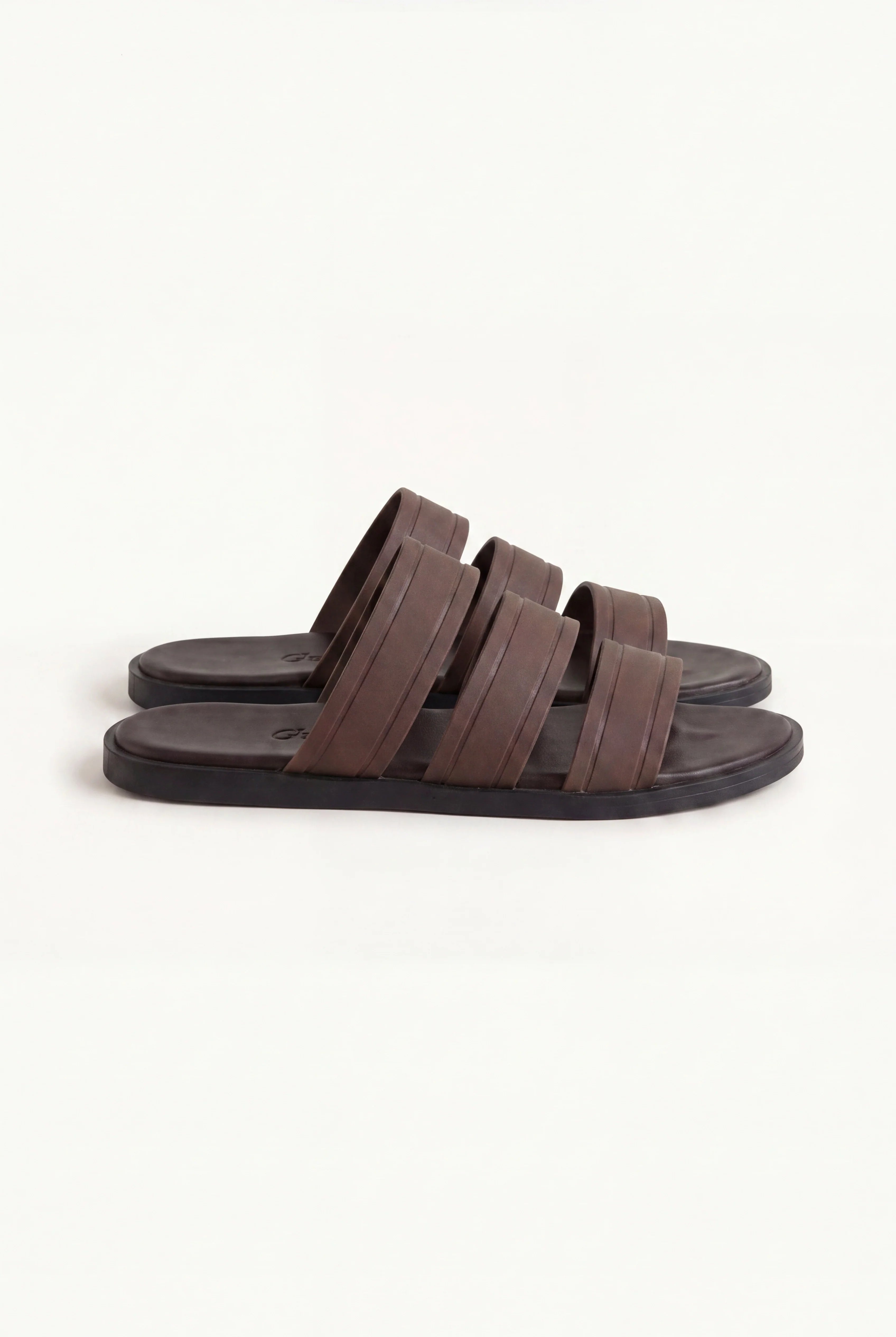 Marchmel | Homme Sandale Urbaine Marron en Cuir de Veau