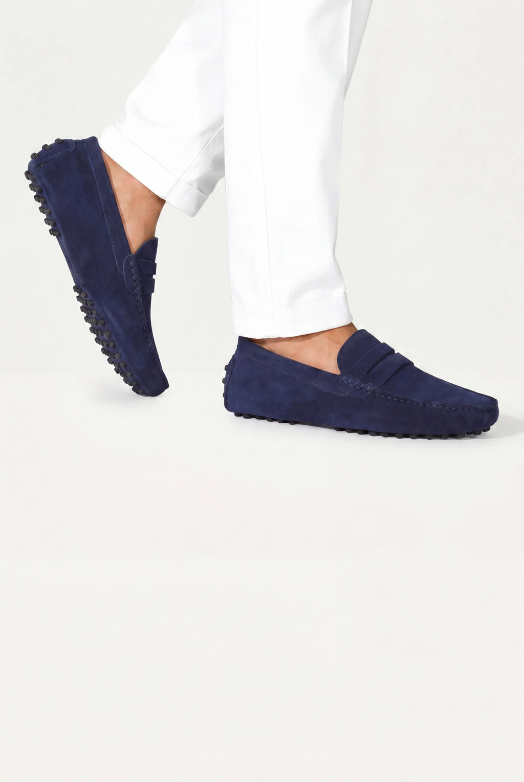 Marchmel | Uomo Mocassino Voyageur Classico Blu Marino
