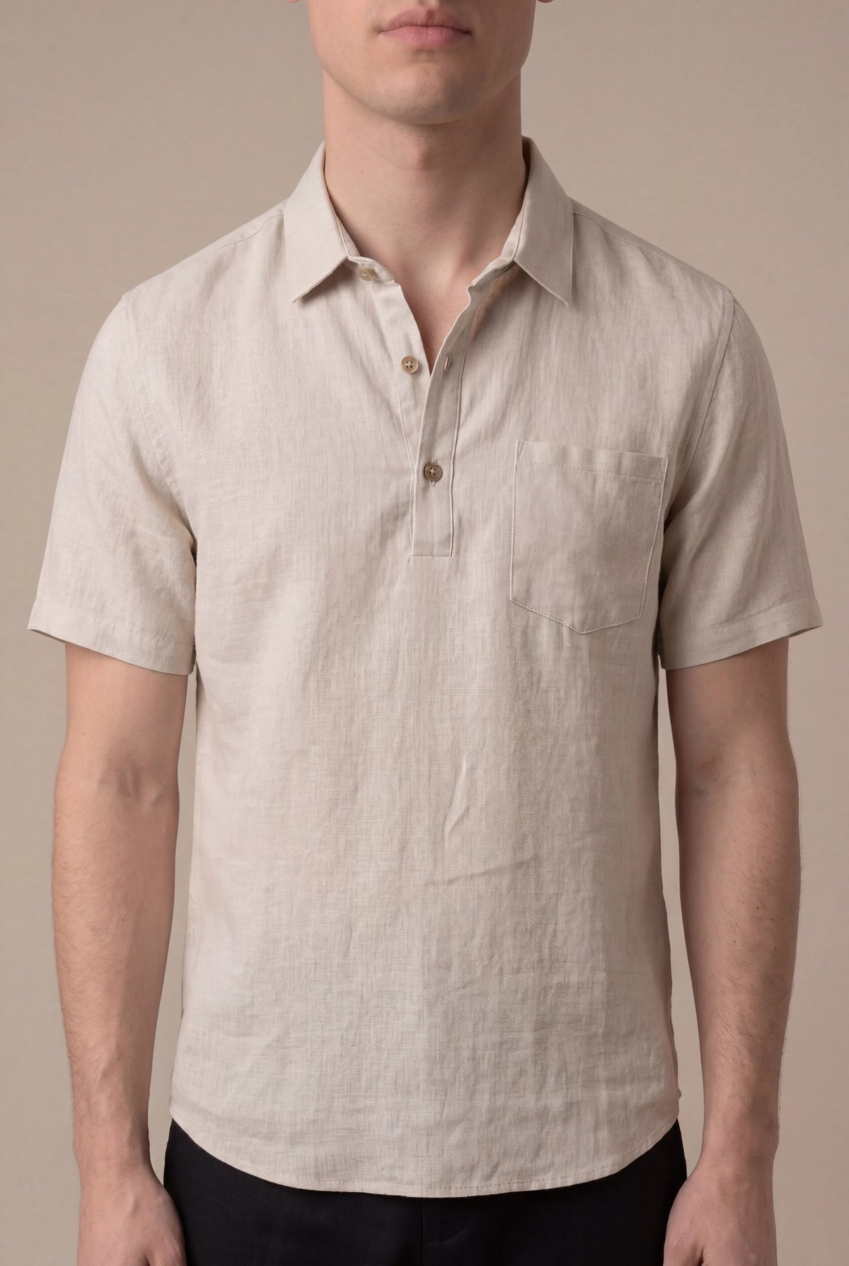 Marchmel | Uomo Camicia Ponza Beige