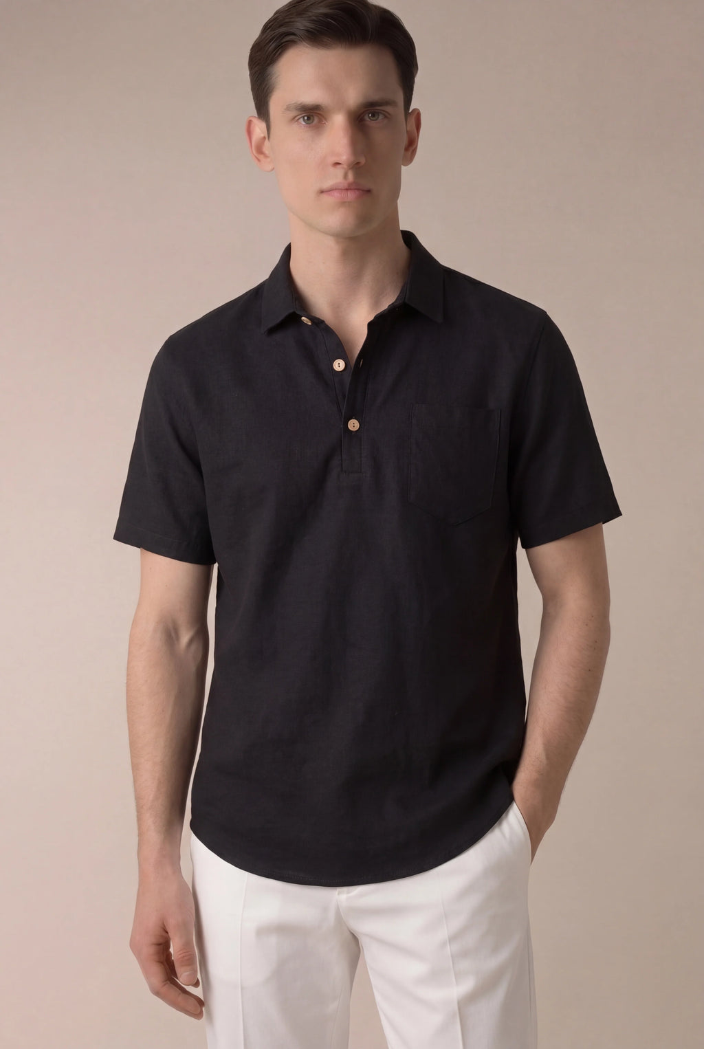 Marchmel | Uomo Camicia Ponza Nera