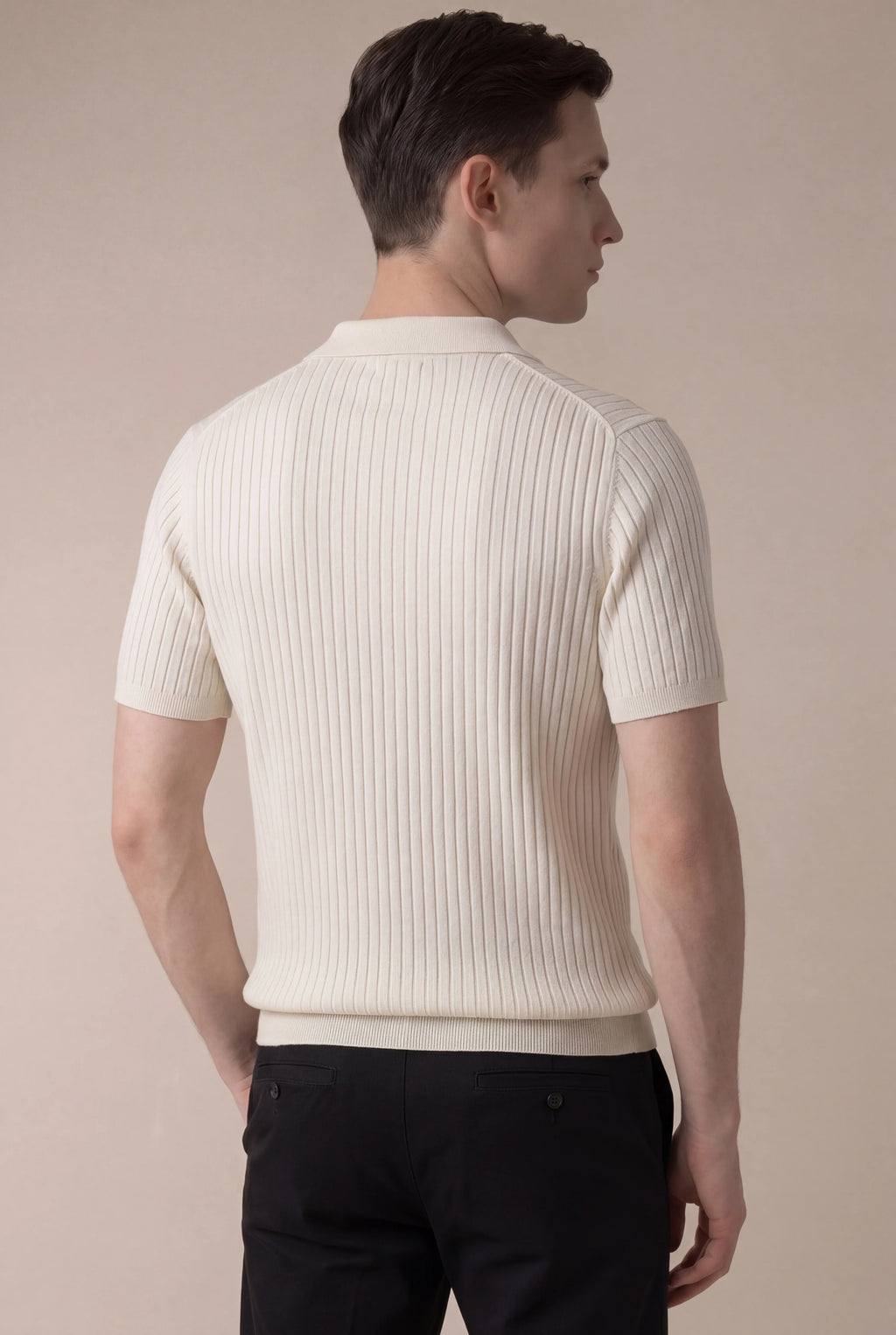 Marchmel | Polo Cortina beige para hombre
