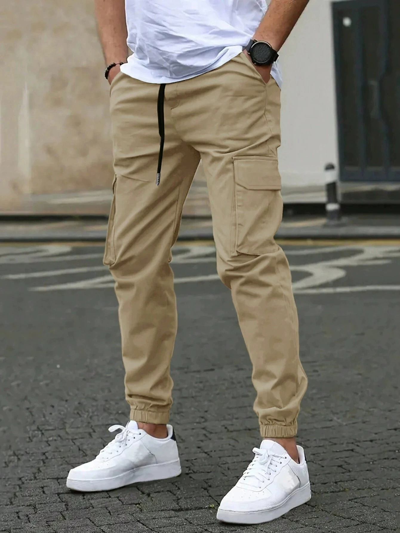 DAVIDE | PANTALONI CARGO JOGGER PER UOMO