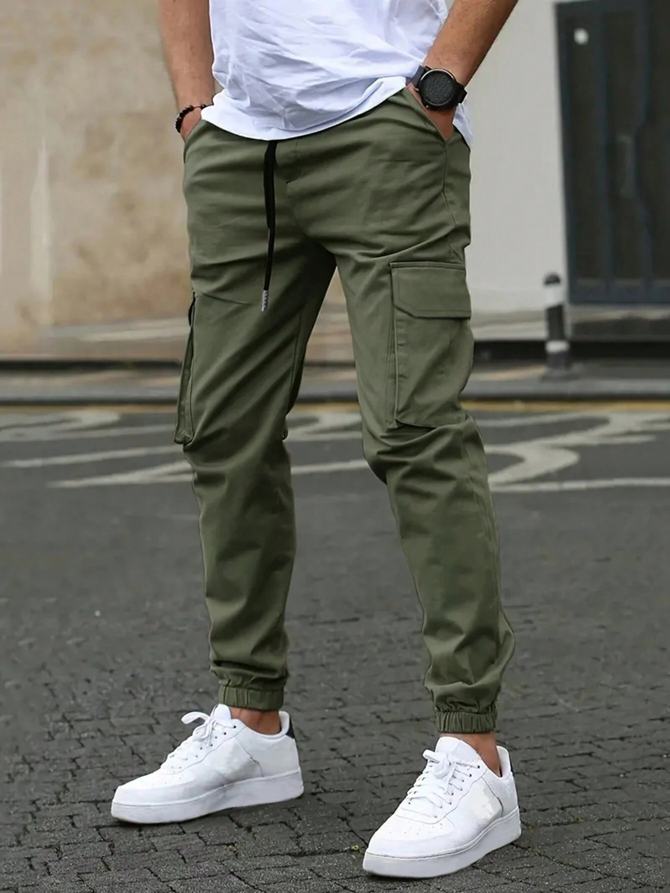 DAVIDE | PANTALONI CARGO JOGGER PER UOMO
