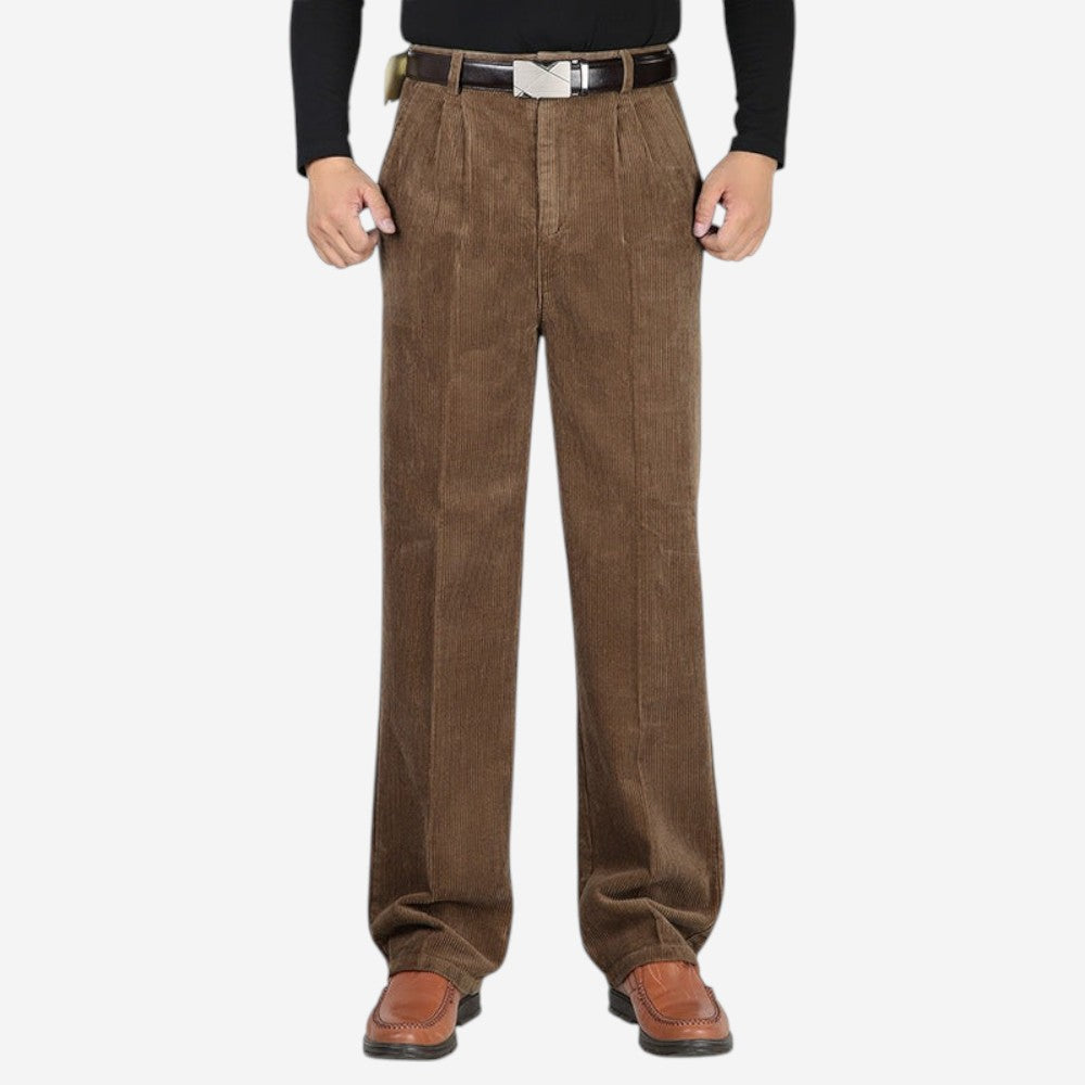 Marchmel | Homme Pantalon Large Velours Côtelé