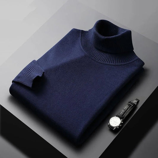 Marchmel | Homme Pull Classique Col Montant Hiver