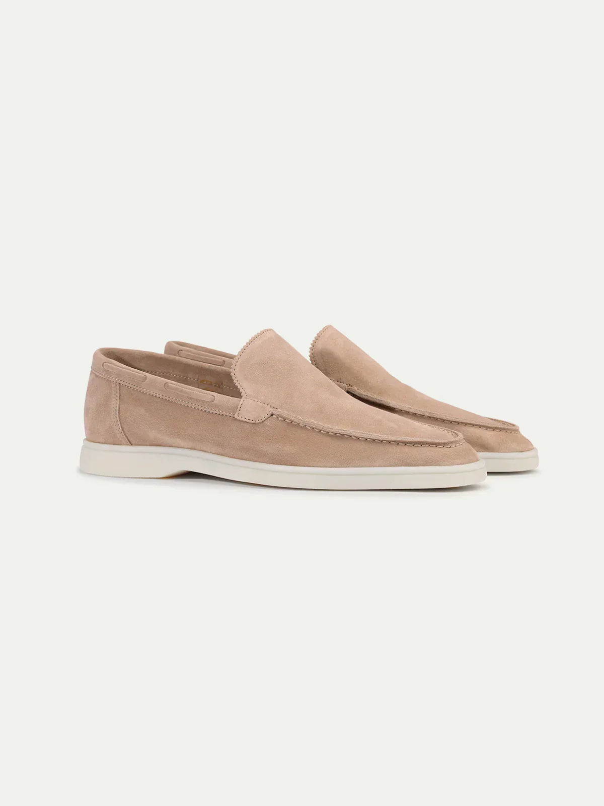 Mocassin Classique en Suède Beige