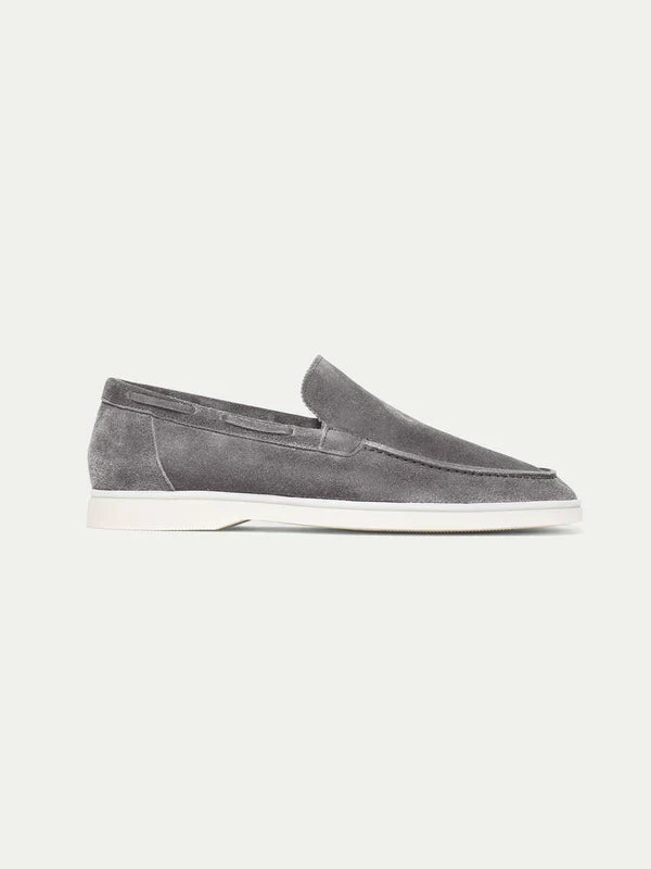 Mocassin Classique en Suède Gris