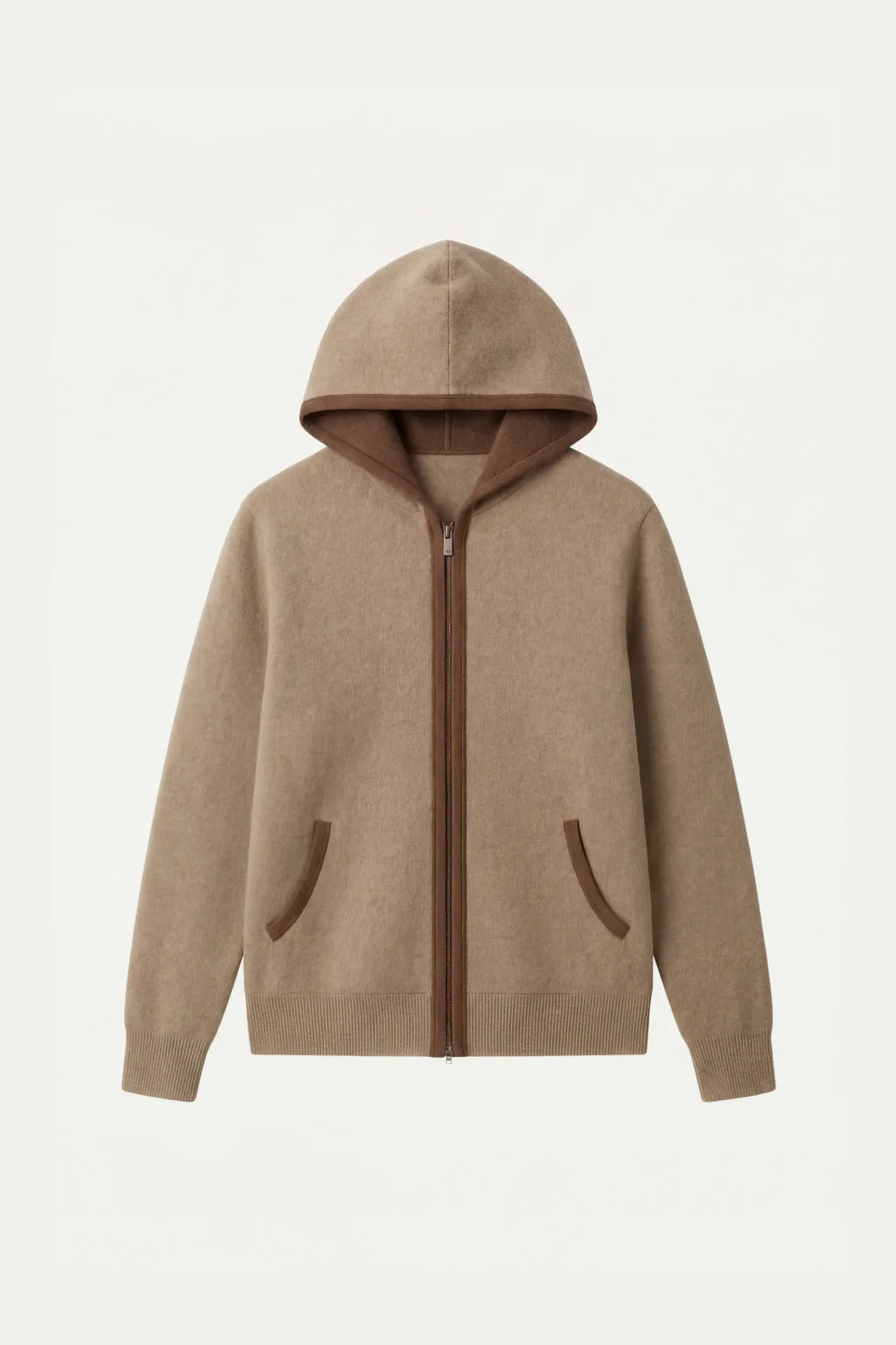 Hoodie Santoni Extrafine Crème