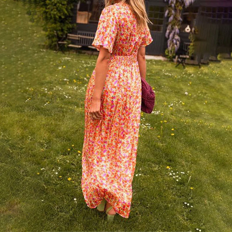 Marchmel | Femme Robe Longue Fleurie Légère
