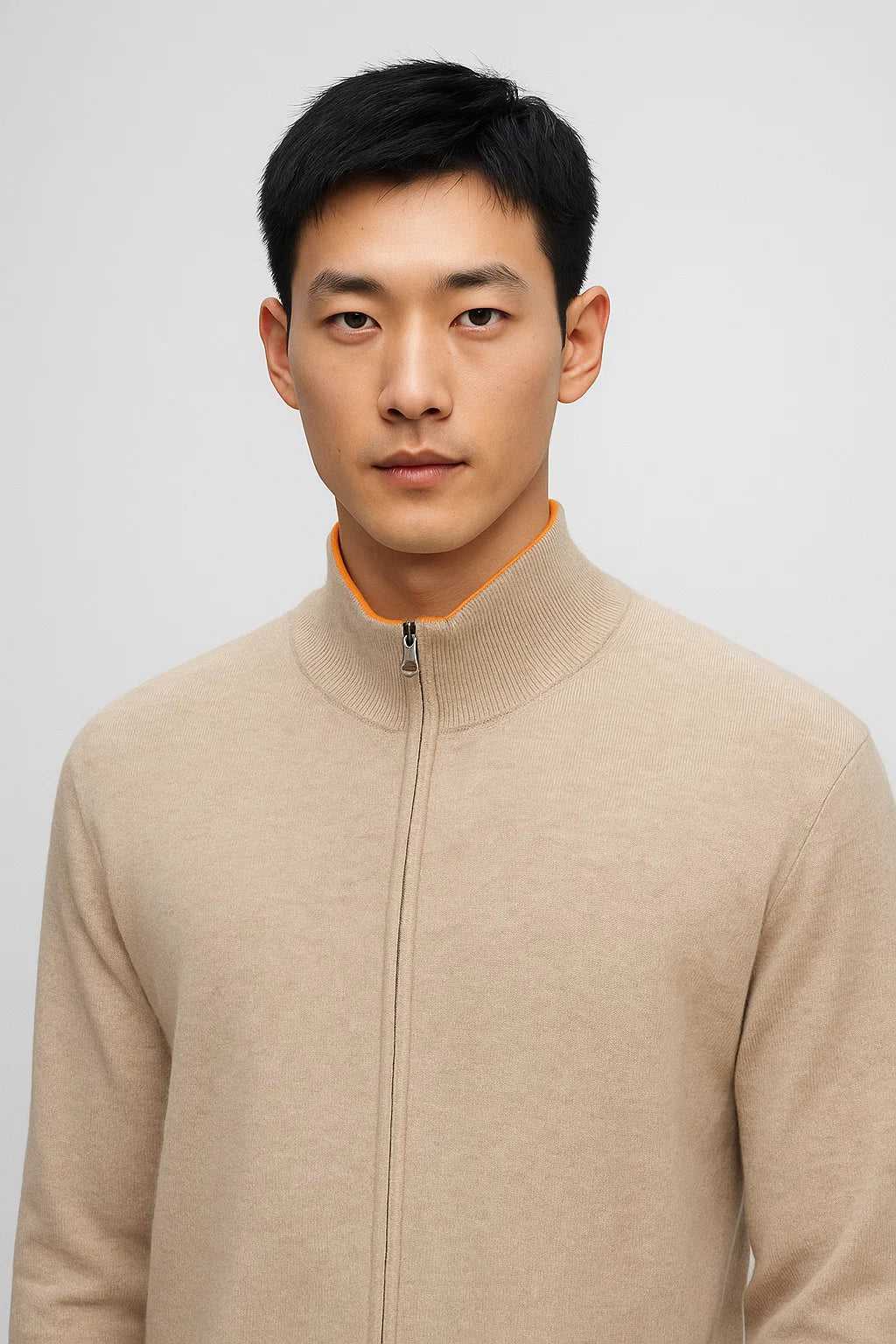 Pull des Montagnes Rocheuses Beige