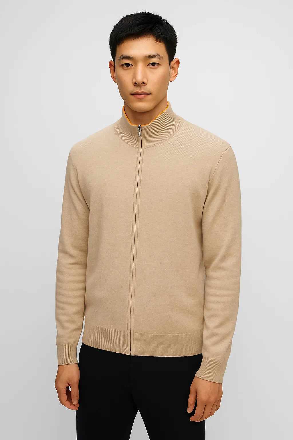 Pull des Montagnes Rocheuses Beige
