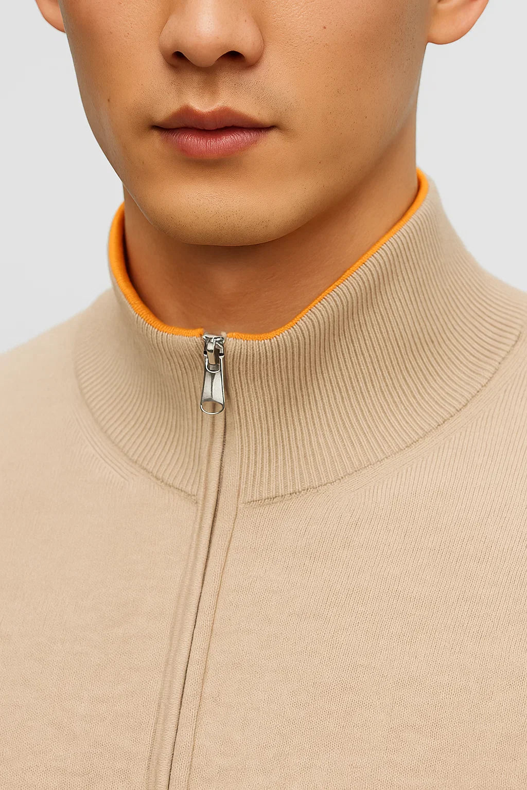 Pull des Montagnes Rocheuses Beige