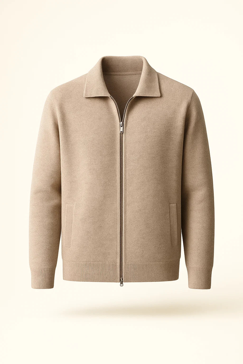 CARDIGAN POLO ZIP LAGO
