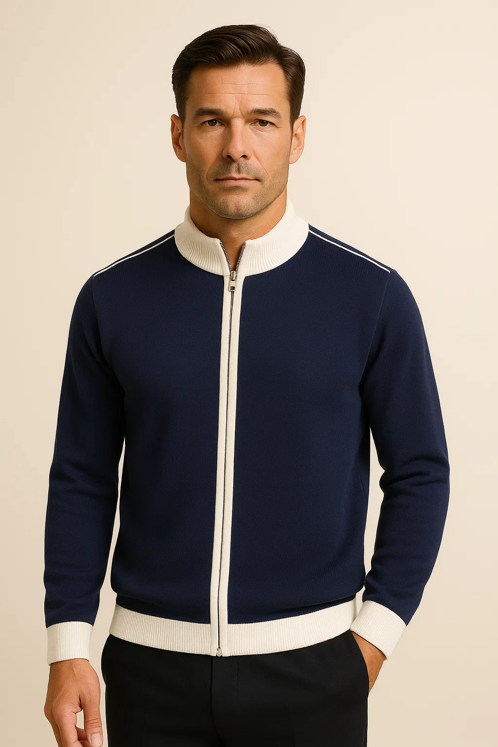 CARDIGAN ZIP MILANO