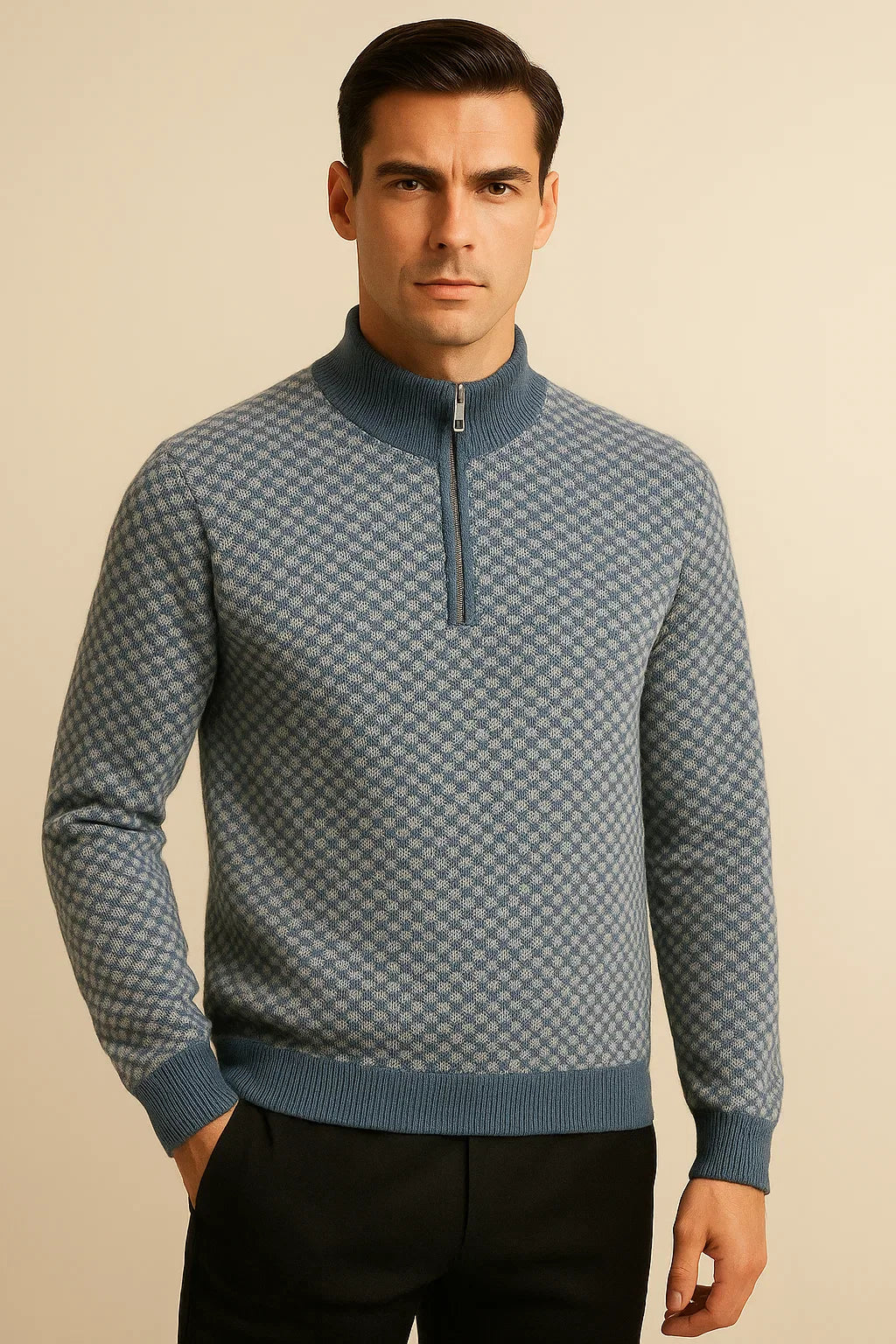 SWEATER À ZIP PORTO