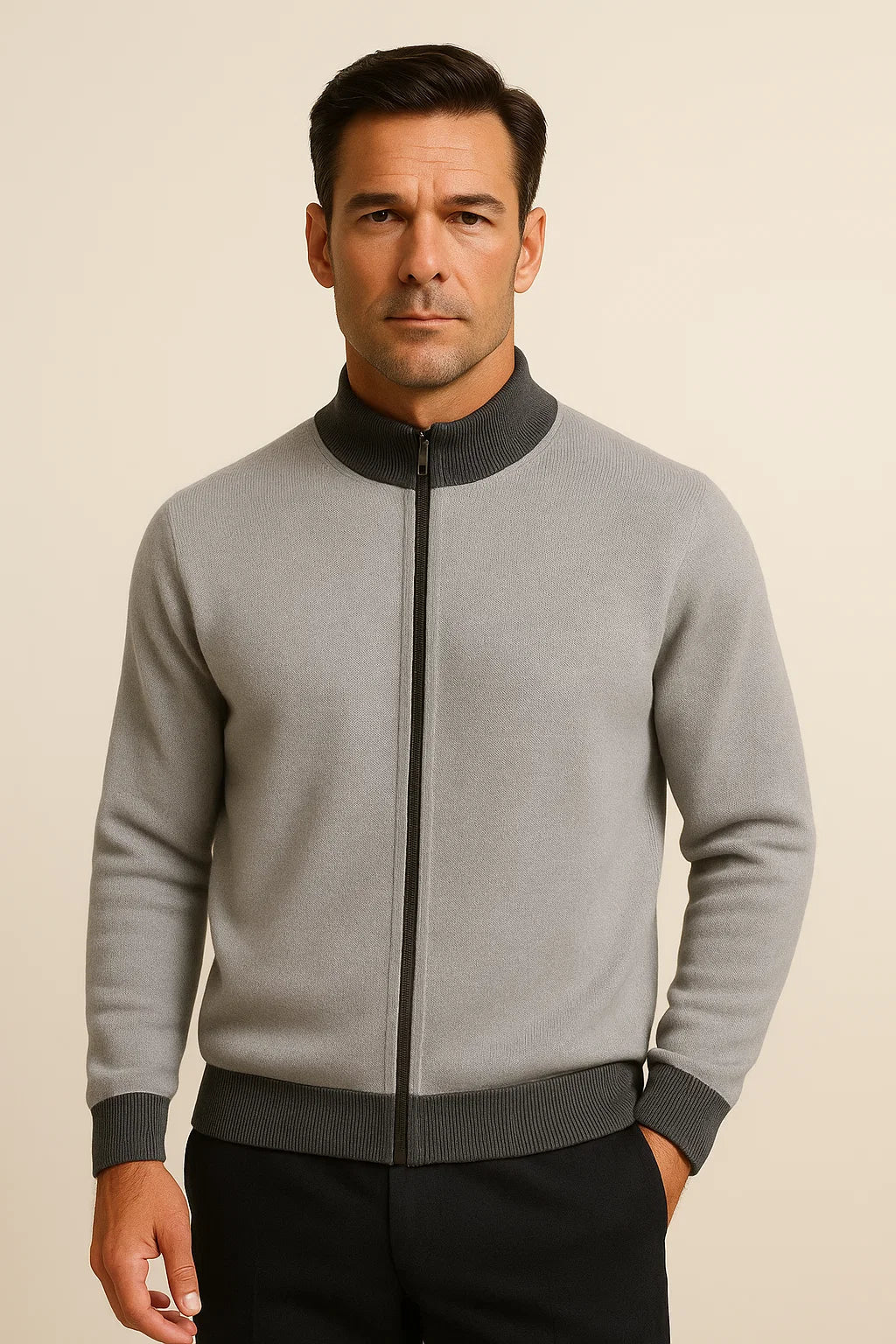 CARDIGAN ZIP MILANO