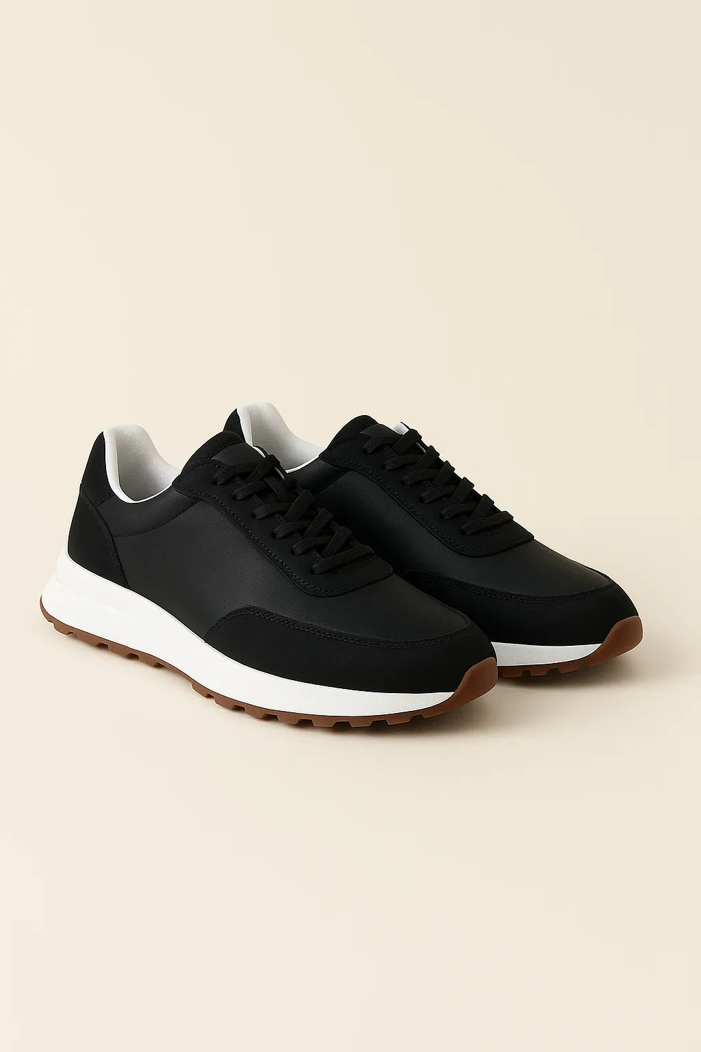 Calzatura Suede Runner Noir