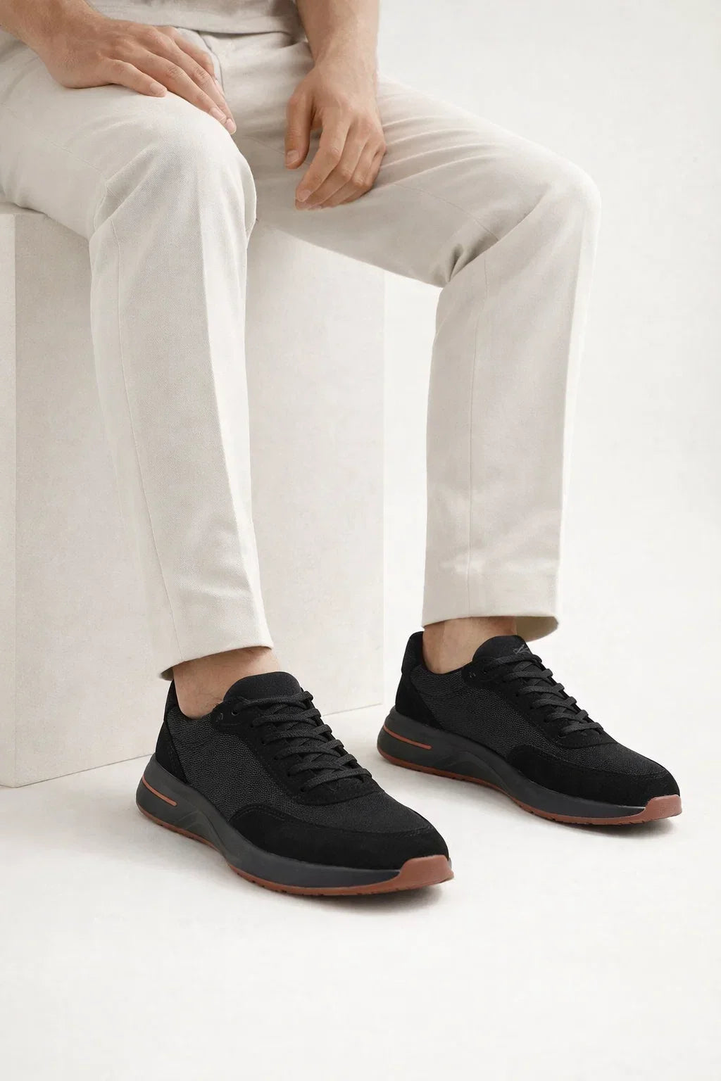 Sneaker Ville Giuliano Suède Noir