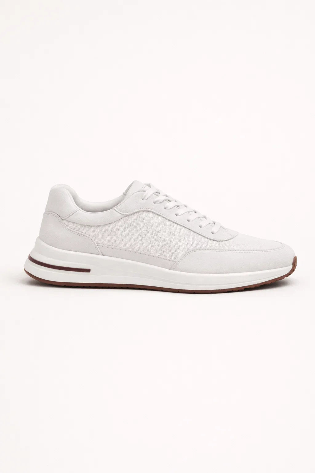 Giuliano Sneaker Ville Suède Blanche