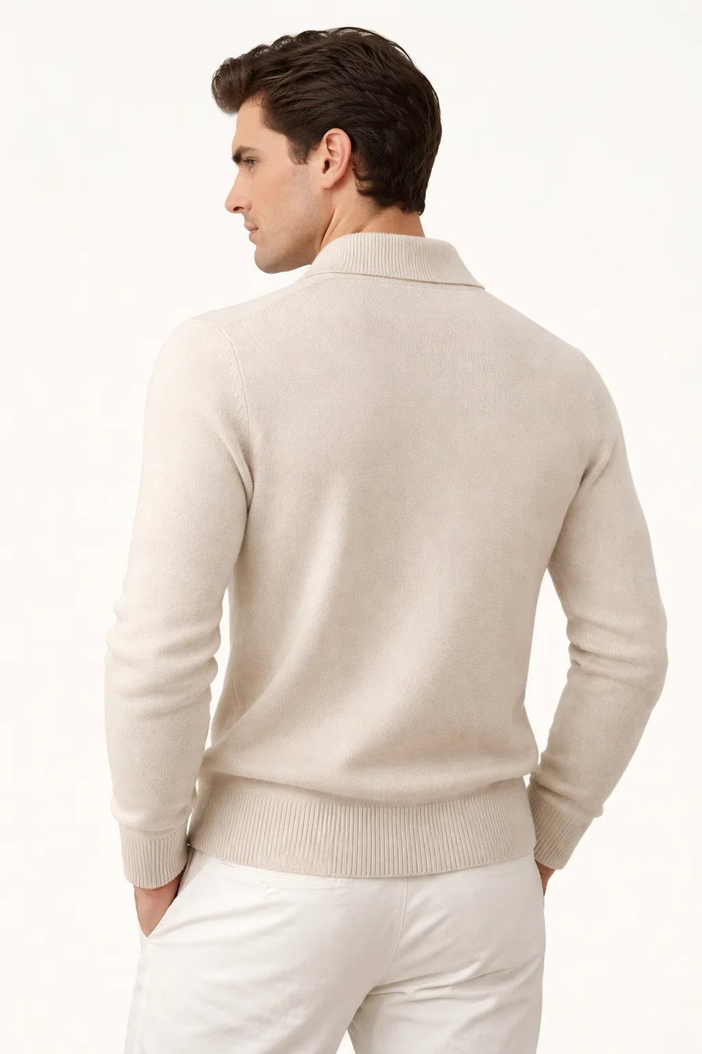 Cardigan en Cachemire Calogero Ivoire