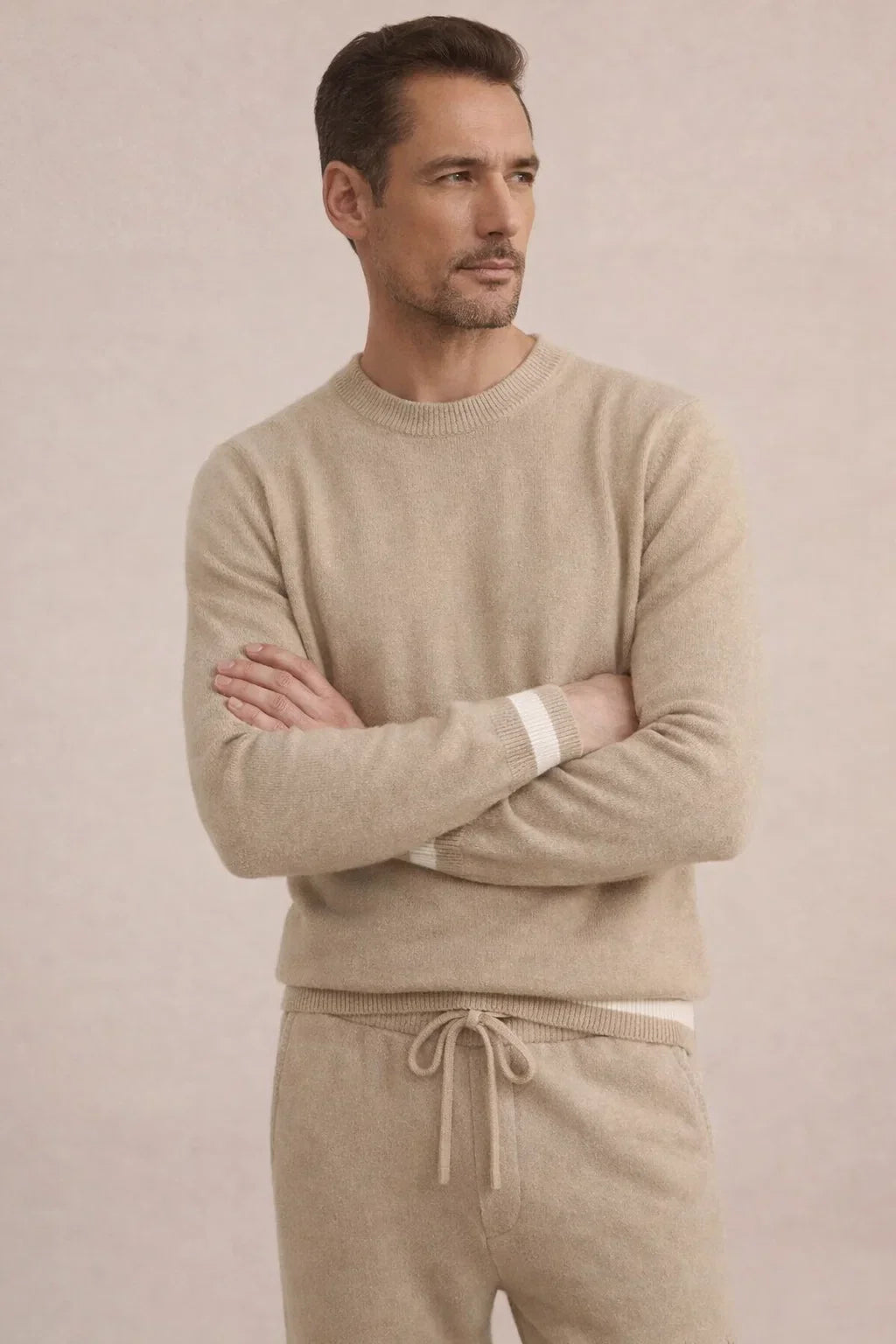 Ensemble Nilo en Cachemire Sable