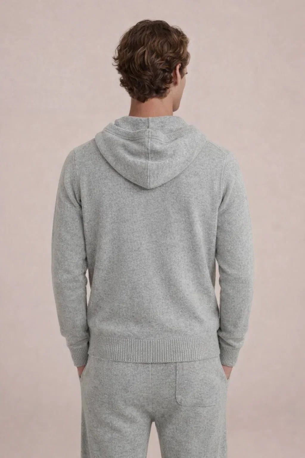 Ensemble Noreli en Cachemire Gris Clair