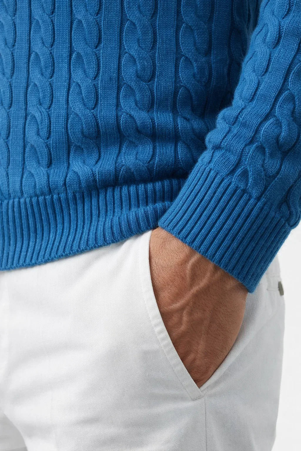Sero Zip Knit Bleu