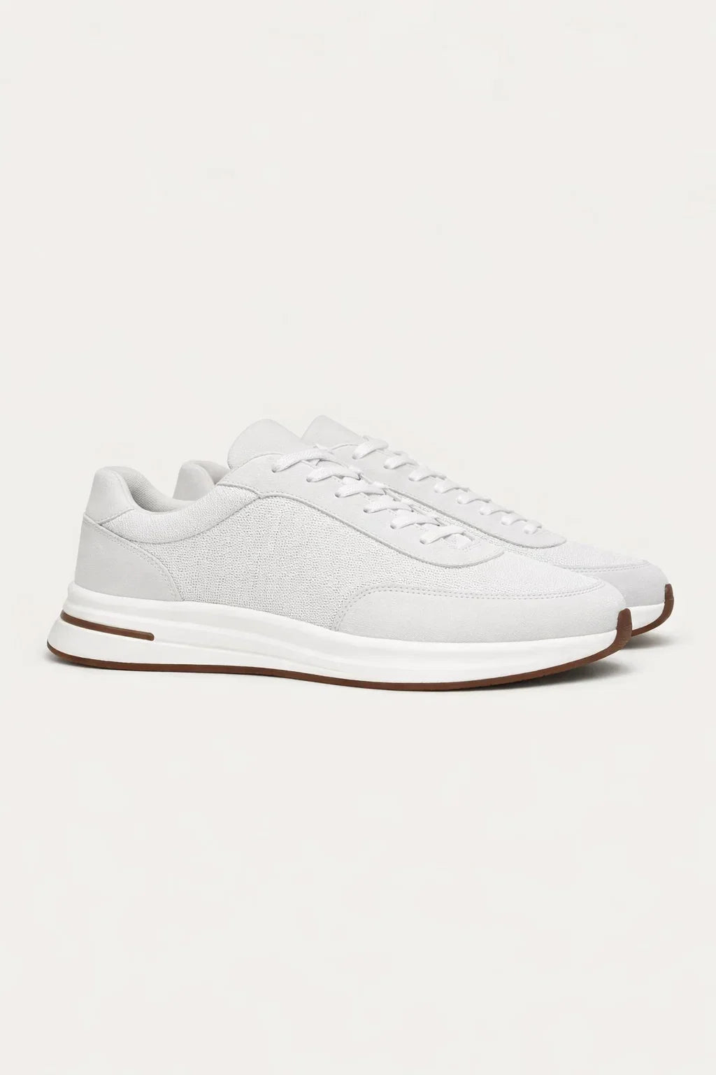 Giuliano Sneaker Ville Suède Blanche