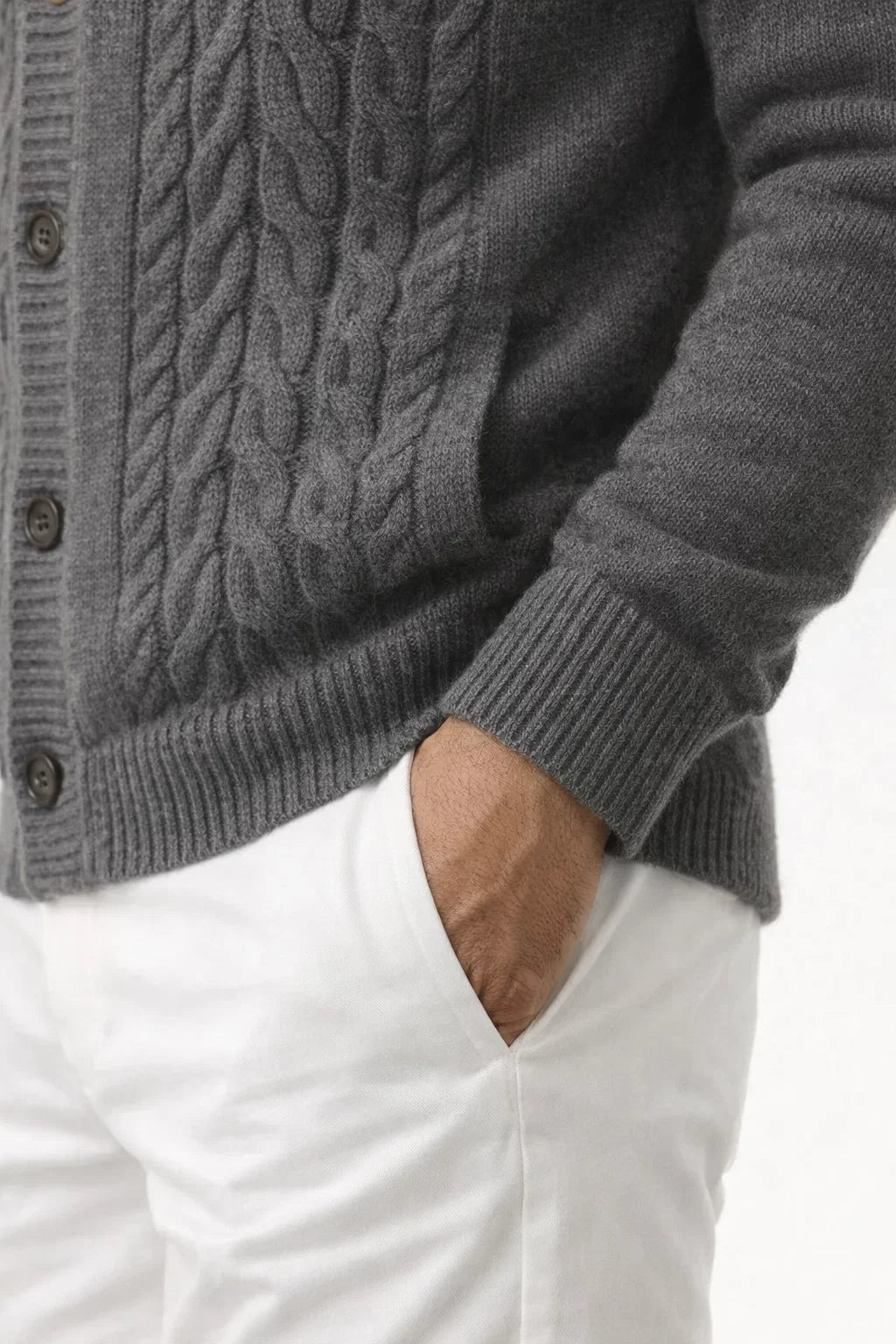 Cardigan Ombre Grey Voyager