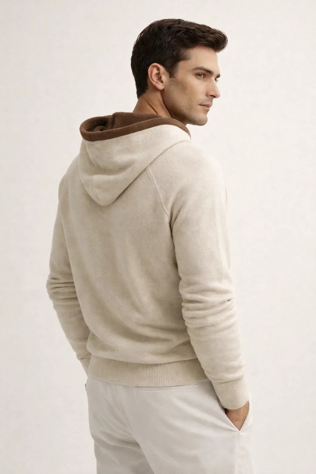 Hoodie Classique Santino Ivoire
