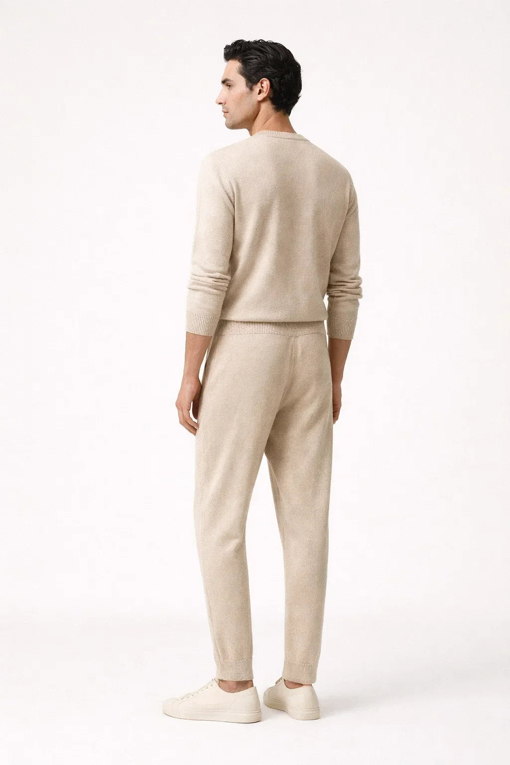 Pantalons en Cachemire Sartore Beige